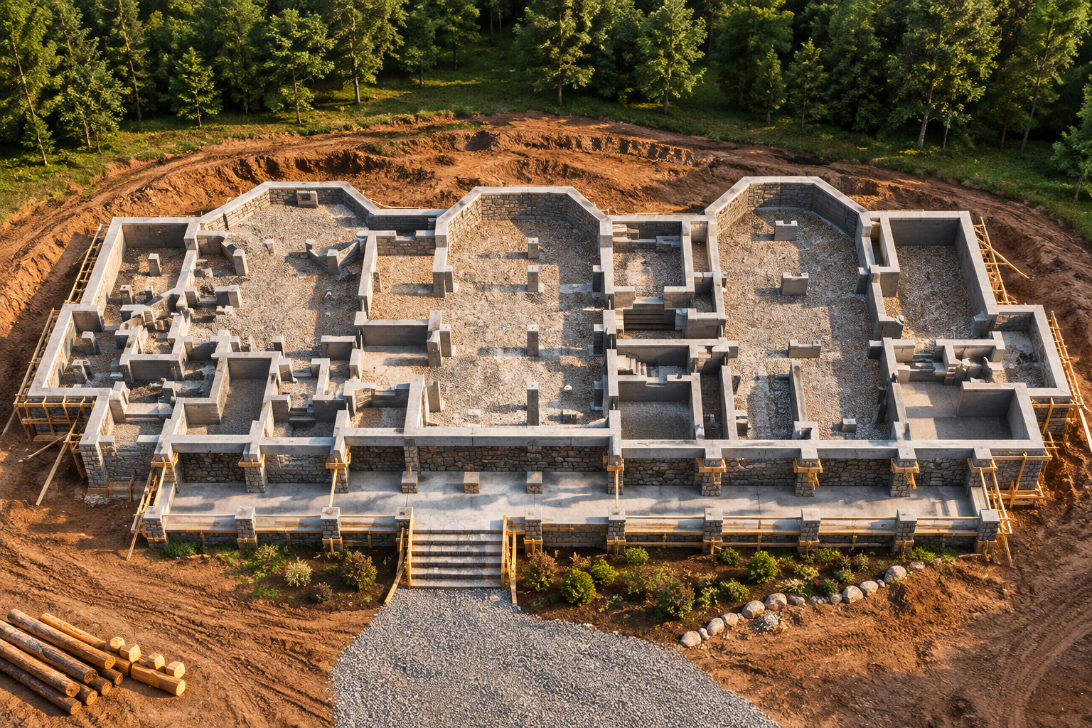 Proyecto y preparación del terreno